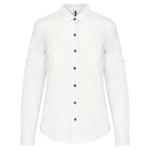 Camasa LADIES' LONG SLEEVE LINEN AND COTTON SHIRT