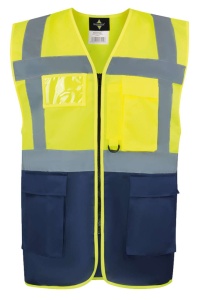 COMFORT EXECUTIVE SAFETY VEST \"HAMBURG\" - MULTIFUNCTIONAL WITH POCKETS - Img 15