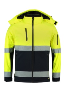 Jachetă softshell unisex Bi-color EN ISO 20471 Softshell T52