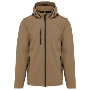 Jacheta UNISEX 3-LAYER SOFTSHELL HOODED JACKET WITH REMOVABLE SLEEVES - Img 6