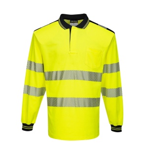 PW3 Hi-Vis Tricou Polo L/S - Img 4