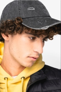 Șapcă Eco Unisex cu efect „ripped / washed” - Img 2