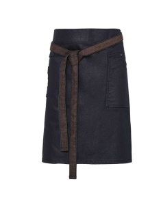 Sort 'DIVISION' WAXED LOOK DENIM WAIST APRON - Img 5