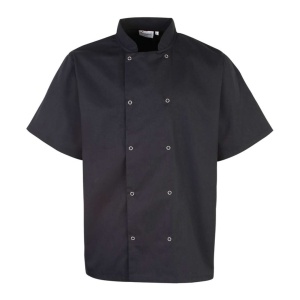 Tunica CHEF'S SHORT SLEEVE STUD JACKET