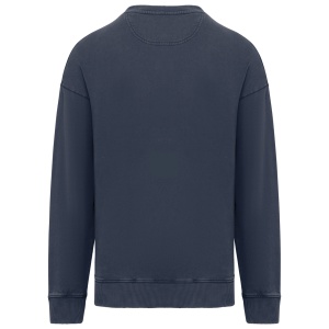 Bluza UNISEX WASHED EFFECT OVERSIZE ROUND NECK SWEATSHIRT - Img 4