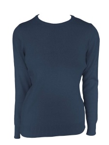 Bluza WOMEN’S CREW NECK FINE GAUGE COTTON PULLOVER - Img 7
