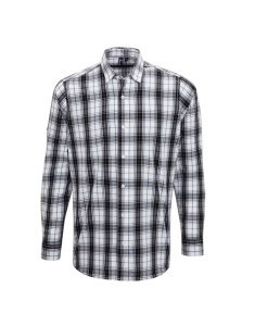 Camasa 'GINMILL' CHECK - MEN'S LONG SLEEVE COTTON SHIRT - Img 1
