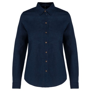 Camasa LADIES' LONG SLEEVE LINEN AND COTTON SHIRT - Img 2