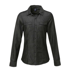 Camasa WOMEN'S JEANS STITCH DENIM SHIRT