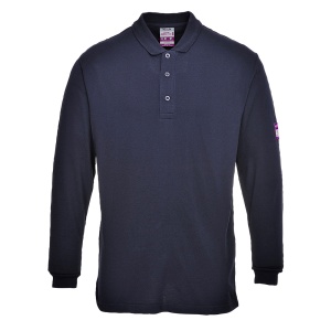 FR Modaflame Anti-Static Hi-Vis , tricou polo cu maneca lunga - Img 4