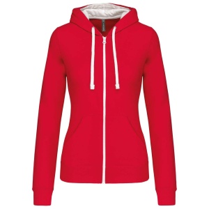Hanorac LADIES’ CONTRAST HOODED FULL ZIP SWEATSHIRT - Img 5