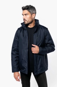 Jacheta FACTORY - DETACHABLE-SLEEVED BLOUSON JACKET - Img 3