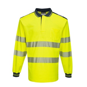 PW3 Hi-Vis Tricou Polo L/S - Img 1