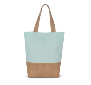 SHOPPING BAG IN COTTON AND BONDED JUTE THREADS - Img 10