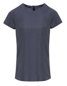 ‘VIOLA' LINEN-LOOK CUT NECK BEAUTY TUNIC - Img 1