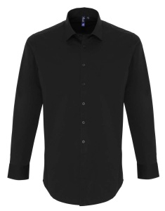 Camasa MEN'S STRETCH-FIT COTTON POPLIN LONG SLEEVE SHIRT - Img 1