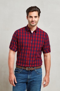 Camasa 'MULLIGAN' CHECK - MEN'S LONG SLEEVE COTTON SHIRT - Img 5