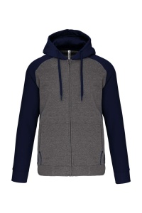 Hanorac Sport UNISEX TWO-TONE ZIPPED HOODED FLEECE JACKET - Img 3