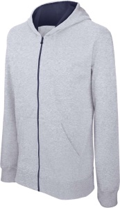 KIDS' FULL ZIP HOODED SWEATSHIRT - Img 1