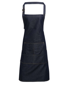 Sort JEANS STITCH DENIM BIB APRON - Img 3