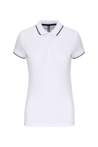 Tricou Polo LADIES' SHORT-SLEEVED PIQUÉ KNIT POLO SHIRT