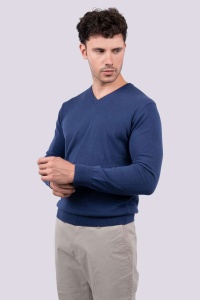 Bluza MEN’S V-NECK FINE GAUGE COTTON PULLOVER - Img 2