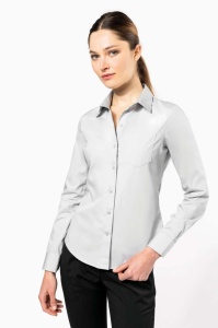 Camasa LADIES' LONG-SLEEVED COTTON POPLIN SHIRT - Img 3