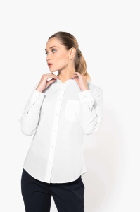 Camasa LADIES' LONG-SLEEVED MANDARIN COLLAR SHIRT - Img 3
