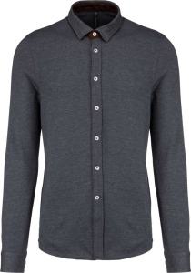 Camasa LONG-SLEEVED JACQUARD KNIT SHIRT - Img 3