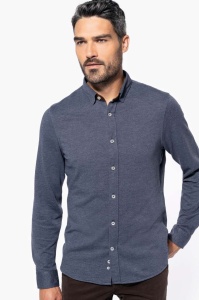 Camasa LONG-SLEEVED JACQUARD KNIT SHIRT - Img 2