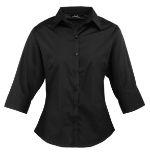 Camasa WOMEN'S POPLIN 3/4 SLEEVE BLOUSE