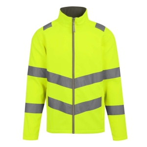 HI-VIS PRO CONTRACT ABLAZE 2 LAYER SOFTSHELL JACKET (CLASS 3) - Img 1