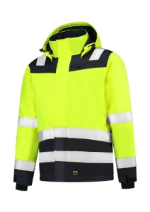 Jachetă de lucru unisex Midi Parka High Vis Bicolor T51 - Img 3