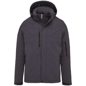 Jacheta Fleece MEN'S HOODED SOFTSHELL LINED PARKA