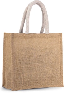 JUTE CANVAS TOTE - MEDIUM - Img 8