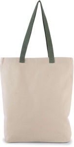 SHOPPER BAG WITH GUSSET AND CONTRAST COLOUR HANDLE - Img 6