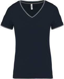Tricou LADIES' PIQUÉ KNIT V-NECK T-SHIRT - Img 4