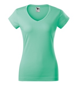 Tricou pentru damă Fit V-neck 162 - Img 13