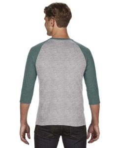 Bluza ADULT TRI-BLEND ¾ SLEEVE RAGLAN TEE - Img 6