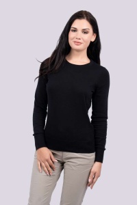 Bluza WOMEN’S CREW NECK FINE GAUGE COTTON PULLOVER - Img 2