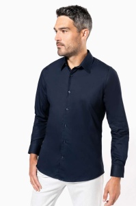 Camasa MEN’S LONG-SLEEVED COTTON POPLIN SHIRT - Img 2