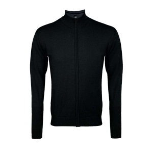 Cardigan tricotat bărbați cu fermoar – SOL’S Gordon