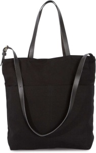 HANDBAG WITH LEATHER SHOULDER STRAP - Img 1