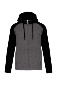 Hanorac Sport UNISEX TWO-TONE ZIPPED HOODED FLEECE JACKET