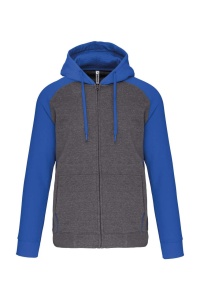 Hanorac Sport UNISEX TWO-TONE ZIPPED HOODED FLEECE JACKET - Img 5