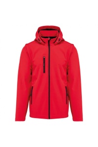 Jacheta UNISEX 3-LAYER SOFTSHELL HOODED JACKET WITH REMOVABLE SLEEVES - Img 3