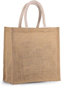 JUTE CANVAS TOTE - LARGE - Img 8