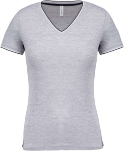 Tricou LADIES' PIQUÉ KNIT V-NECK T-SHIRT - Img 5