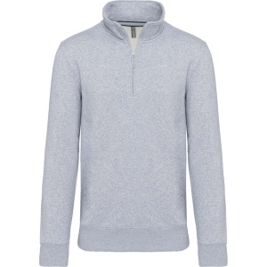 Bluza cu fermoar ZIPPED NECK SWEATSHIRT