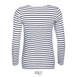 Bluza SOL'S MARINE WOMEN - LONG SLEEVE STRIPED T-SHIRT - Img 5